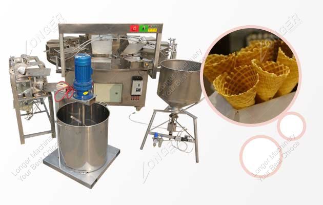 commercial ice cream cone making machine