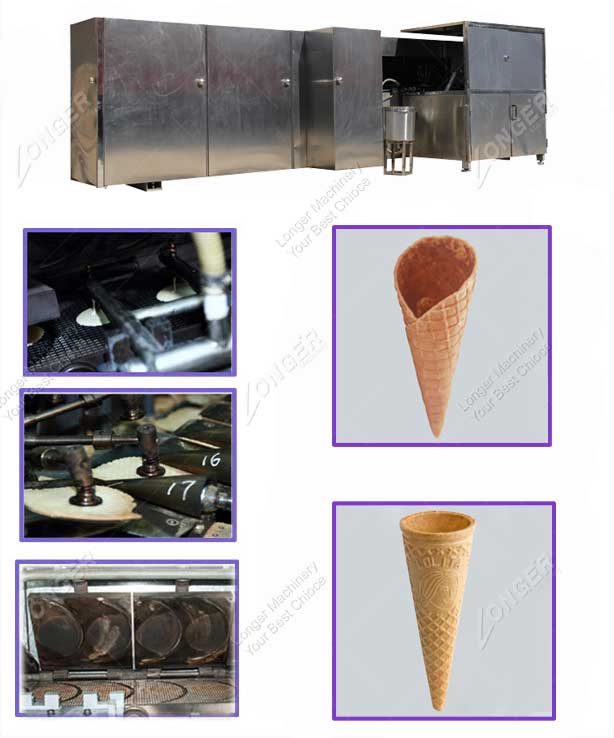 automatic ice cream cone plant project cost