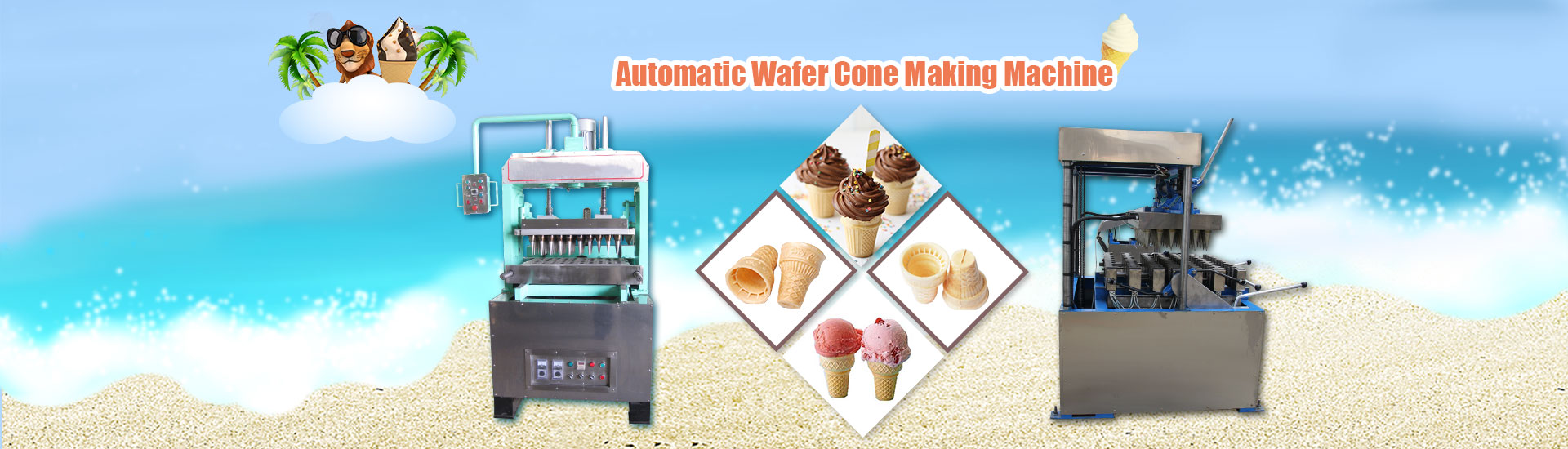 Waffle Cone Making Machine