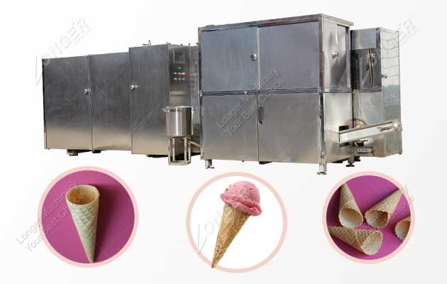 Full Automatic Waffle Cone Production line 