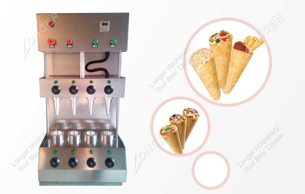 Conical Pizza Cone Shape Forming Machine 