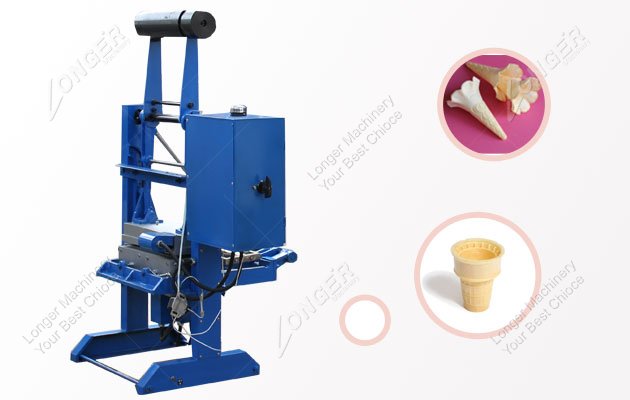 Wafer Ice Cream Cone Maker Machine For Ice Cream Shop 250Pcs/h