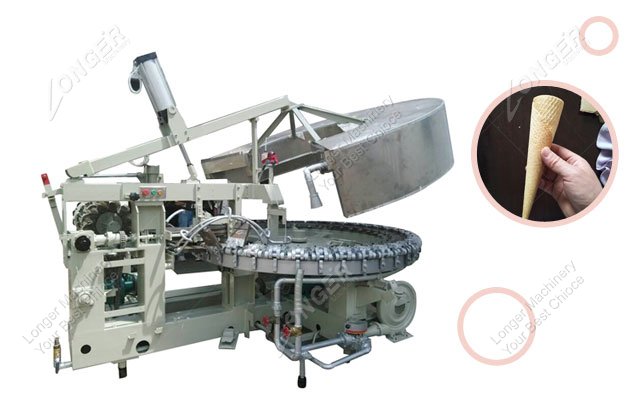 Stainless Steel Waffle Cone Machine With CE Approved