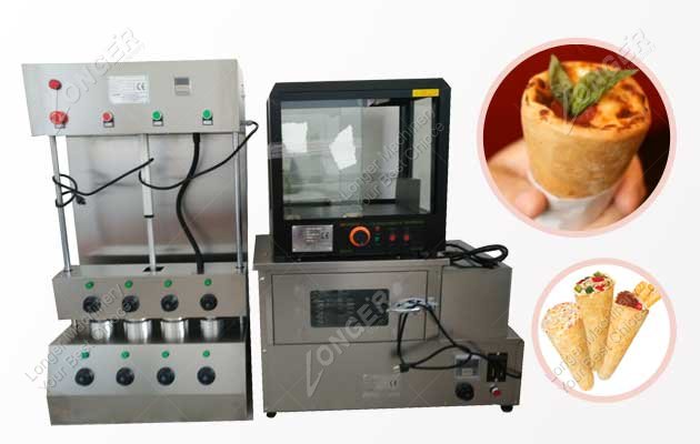 Stainless Steel Pizza Cone Making Machine Line 