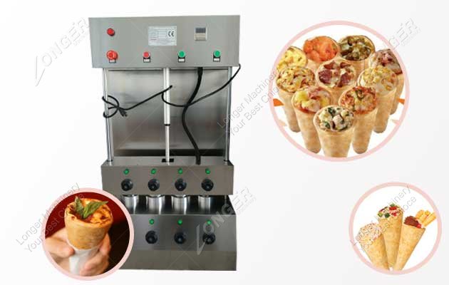 Conical Pizza Cone Shape Forming Machine 