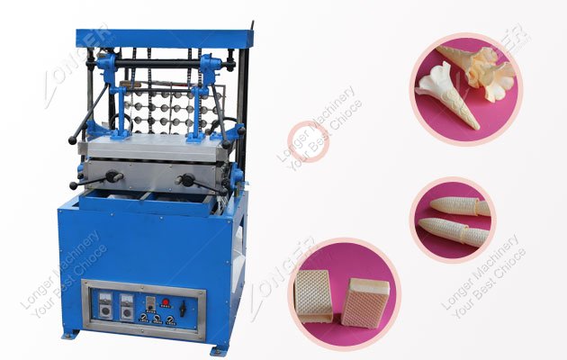 Semi-automatic Ice Cream Cone Making Machine 32 Cones One Time