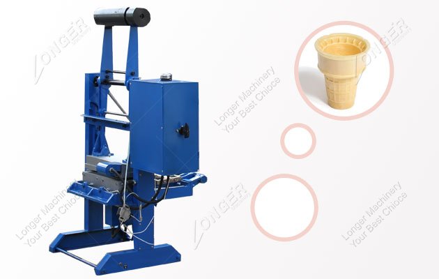 Wafer Ice Cream Cone Maker Machine For Ice Cream Shop 250Pcs/h