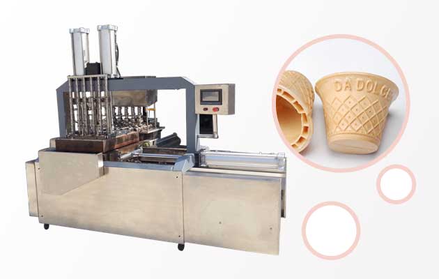 Fully Automatic Wafer Ice Cream Cone Machine Line